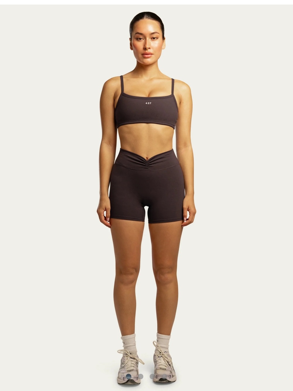 437 brown shorts